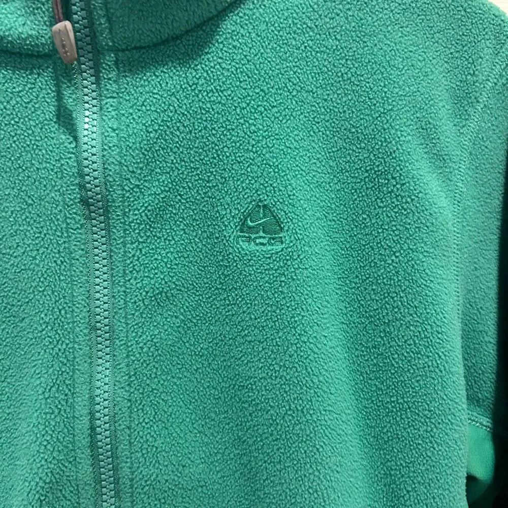 Nike ACG Womens Fleece Jacket Full Zip‎ Therma-Fit Green Outdoors Large